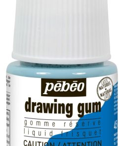 Pebeo Easy Peel Liquid Latex Masking Fluid - Drawing Gum - Dries Quickly - For Ink - Watercolor - Gouache Painting & Illustration - Fine Arts & Crafts Supplies - 45ml Bottle